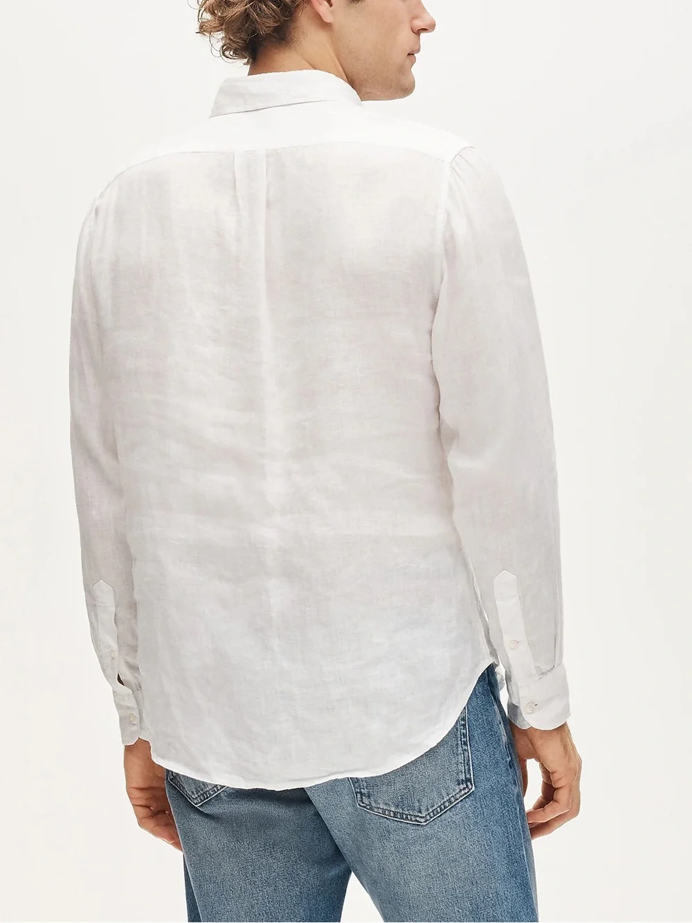 J. Crew Slim Baird McNutt Irish linen shirt in White Size XL NWD $118 BE558